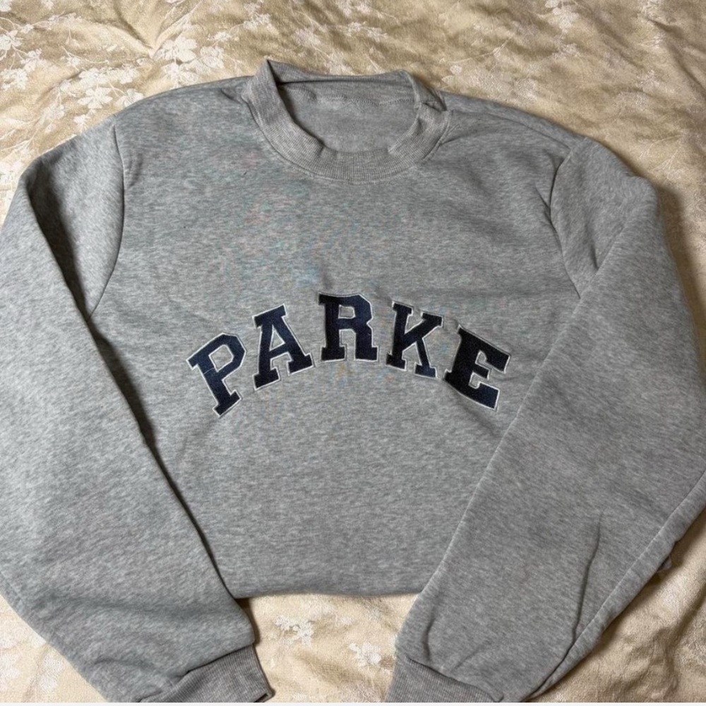 Gray Sweatshirt with Parke Logo